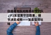 爱游戏官网-包含瓯越暴熊队对阵燕赵雪豹队，F1友谊赛守住胜果，细节决定成败——复盘值得玩味的词条